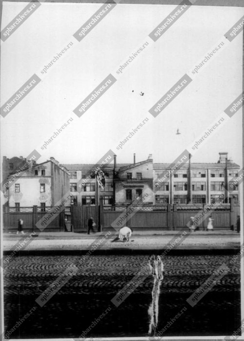 Вид части Лиговской улицы у домов №№168-172.  Дата съёмки: 1939 г. Автор съемки не установлен