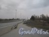 г. Пушкин, Петербургское шоссе в районе Кузьминского кладбища. Фото 2 марта 2014 г.