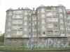 г. Пушкин, Красносельское шоссе, дом 48 (Сапёрная ул., дом 60). Фрагмент фасада здания. Фото 5 мая 2014 г.
