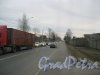 пос. Стрельна, Красносельское шоссе. Вид из окна 36 трамвая в сторону Волхонского шоссе. Фото 9 апреля 2015 г.