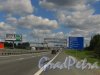 Федеральная автомобильная дорога А-121 «Сортавала». Схема развязка Сортавала-Приозерск-Скотное-Вартемяги-Токсово при движение из Санкт-Петербурга. Фото 5 июня 2015 года.