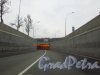 Тоннель в створе Петербургского шоссе со стороны Пулковского шоссе. Фото 30 октября 2016 года.