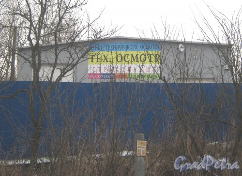 Красное Село (Горелово), Аннинское шоссе, дом 34, литера А. Общий вид здания. Фото 4 января 2014 г.