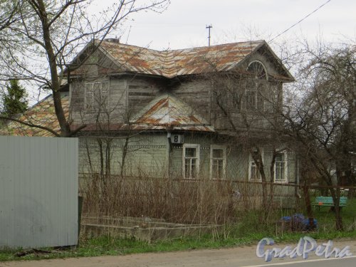 Горелово, Аннинское шоссе, дом 8, литера А. Общий вид жилого дома. Фото 5 мая 2015 г.