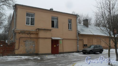 Фермское шоссе, дом 36, литер Е. Мастерская психиатрической больницы №3 имени Скворцова-Степанова. Фото 1 февраля 2017 года.
