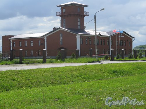 Пулковское шоссе, д. 74. Пожарная часть № 82. Общий вид. фото июнь 2015 г.
