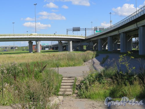Развязка КАД с Таллинским и Волхонским шоссе. Согласование акведуков. фото август 2015 г.