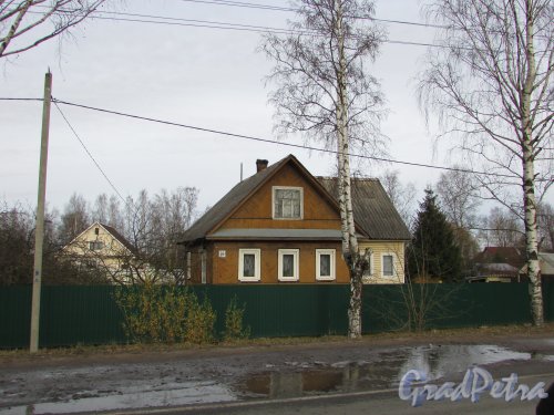 посёлок Сапёрный, Петрозаводское шоссе, дом 24. Индивидуальный жилой дом. Фото 2 ноября 2019 года.