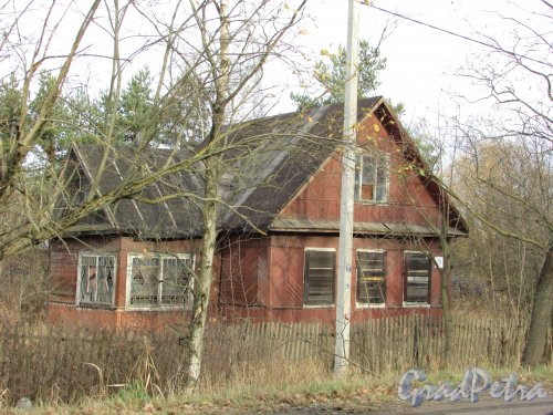 посёлок Сапёрный, Петрозаводское шоссе, дом 29. Индивидуальный жилой дом. Фото 2 ноября 2019 года.