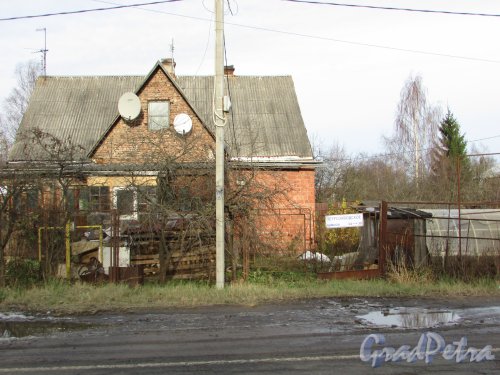 посёлок Сапёрный, Петрозаводское шоссе, дом 33. Индивидуальный жилой дом. Фото 2 ноября 2019 года.