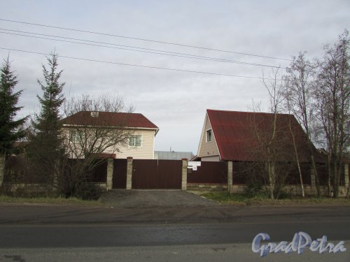 посёлок Сапёрный, Петрозаводское шоссе, дом 39. Общий вид участка. Фото 2 ноября 2019 года.