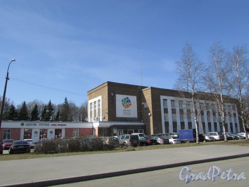 Московское шоссе, дом 13, литера Б. Здание администрации мясокомбината «Самсон». Фото 7 апреля 2020 г.
