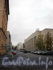Перспектива улицы Чапыгина от Уфимской улицы в сторону Каменноостровского проспекта. Фото октябрь 2009 г.