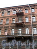 Ул. Рылеева, д. 18. Фрагмент фасада с балконами. Фото февраль 2010 г.