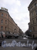 Перспектива улицы Ломоносова от набережной реки Фонтанки в сторону Загородного проспекта. Фото апрель 2005 г.