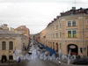 Перспектива улицы Ломоносова от Садовой улицы в сторону площади Ломоносова. Фото март 2010 г.