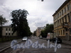Перспектива 9-ой Красноармейской улицы от Якобштадтского переулка в сторону Лермонтовского проспекта.  Фото июль 2009 г.