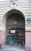 Большая Морская ул., д. 32. Здание Русского для внешней торговли банка. Решетка ворот. Фото июль 2009 г.