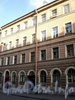 Казначейская ул., д. 4 (левый корпус). Бывший доходный дом. Фрагмент фасада. Фото август 2009 г.