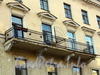 Гражданская ул., д. 19. Дом И.-А.Иохима. Балкон. Фото август 2009 г.