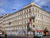 4-я Советская ул., д. 18 / Суворовский пр., д. 9. Бывший доходный дом. Общий вид здания. Фото август 2009 г.