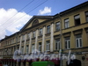 Гороховая ул., д. 40. Центральная часть фасада здания. Фото июль 2009 г.