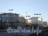 Дом 10 по площади Чернышевского и дома 44 и 46/12 по Варшавской улице. Фото апрель 2009 г.