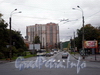 Перспектива участка улицы Есенина от проспекта Мориса Тореза в сторону Северного проспекта. Фото октябрь 2009 г.
