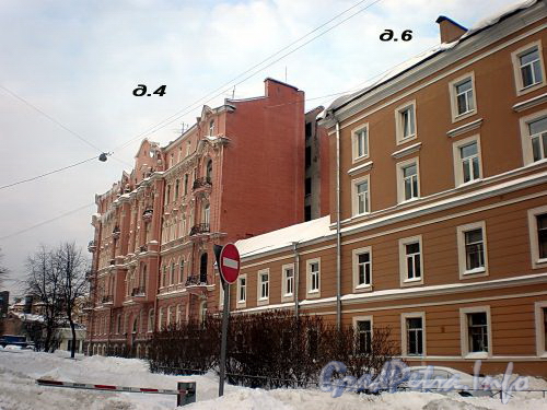 Дома 4 и 6 по 5-ой Советской улице. Фото декабрь 2009 г.
