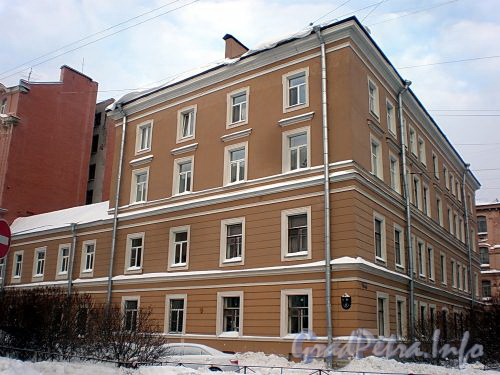 5-я Советская ул., д. 6 / Греческий пр., д. 6. Бывший доходный дом. Общий вид здания. Фото декабрь 2009 г.