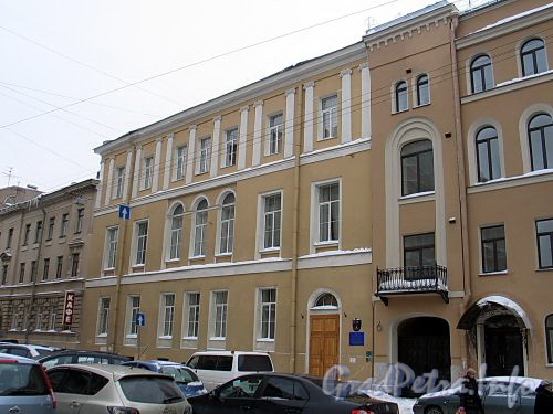 Ул. Рылеева, д. 9. Дом Лисицына. Фасад здания. Фото февраль 2010 г.