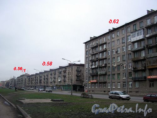 Дома 62-56/1 по Варшавской ул.