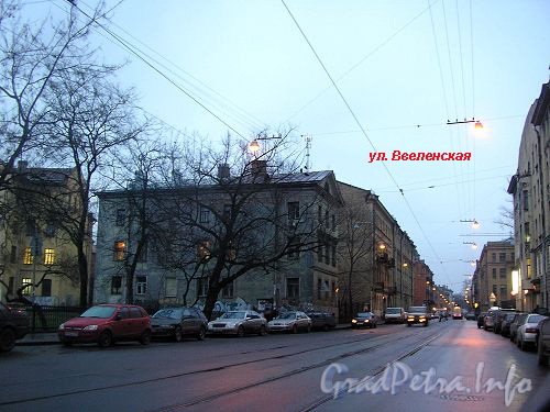Вид улицы от Б. Пушкарской к Кронверкскому пр.