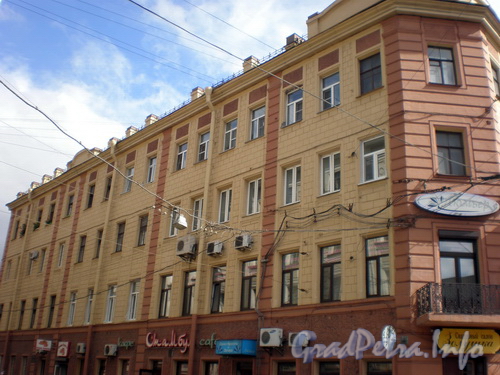Заставская ул., д. 38, фасад здания по Заставской улице. Фото 2008 г.