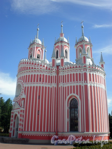 Ул. Ленсовета, д. 12, церковь Святого Иоанна Предтечи (Чесменская), общий вид здания. Фото 2008 г.