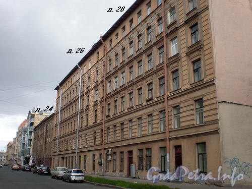 Тележная ул., дд. 24, 26-28, общий вид зданий. Фото 2008 г.