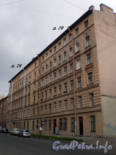 Тележная ул., д. 26-28, общий вид зданий. Фото 2008 г.