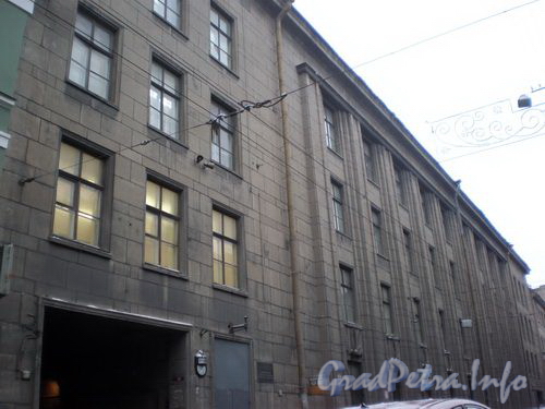 Гороховая ул., д. 57, лит. А, общий вид здания. Декабрь 2008 г.