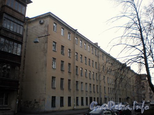 Роменская ул., д. 7 (левая часть). Бывший доходный дом. Общий вид здания. Фото октябрь 2008 г.