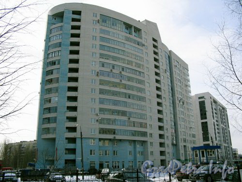 Ул. Асафьева, д. 5. Общий вид здания. Март 2009 г.