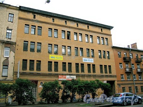 Дровяная ул., д. 6-8. Фасад здания. Фото июль 2009 г.