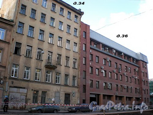 Дома 34 и 36 по улице Черняховского. Фото октябрь 2008 г.