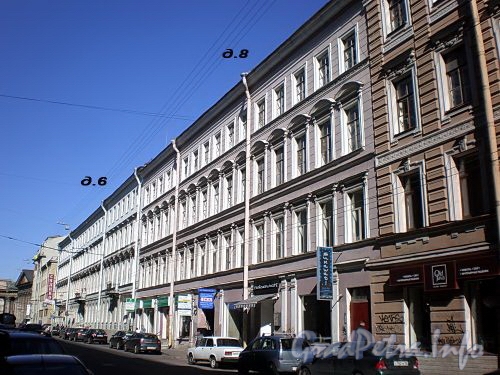Дома 6 и 8-10 по Казанской улице. Фото август 2009 г.