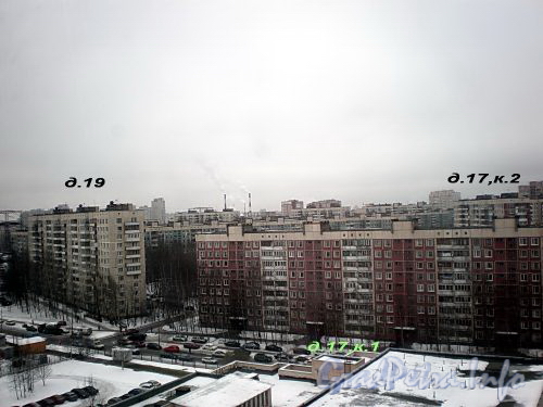 Дома 17, к. 1;2 и 19 по улице Академика Байкова. Фото март 2009 г.