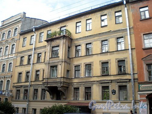 4-я Советская ул., д. 20. Фасад здания. Фото август 2009 г.