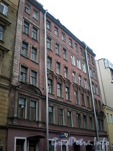 4-я Советская ул., д. 41. Бывший доходный дом. Фасад здания. Фото август 2009 г.