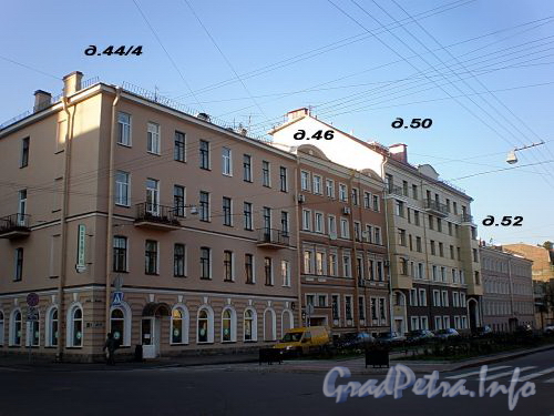 Перспектива четной стороны улицы Черняховского от Транспортного переулка в сторону Сангальского сада. Фото октябрь 2009 г.