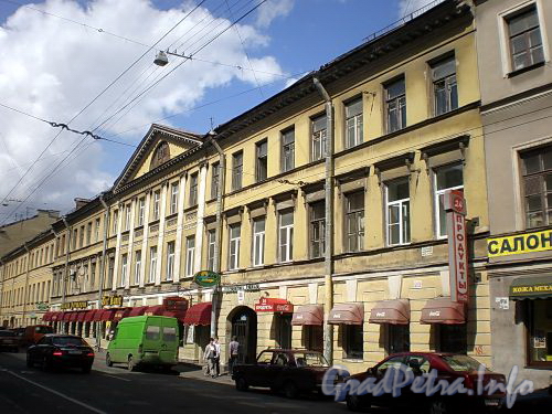 Гороховая ул., д. 40. Фасад здания. Фото июль 2009 г.