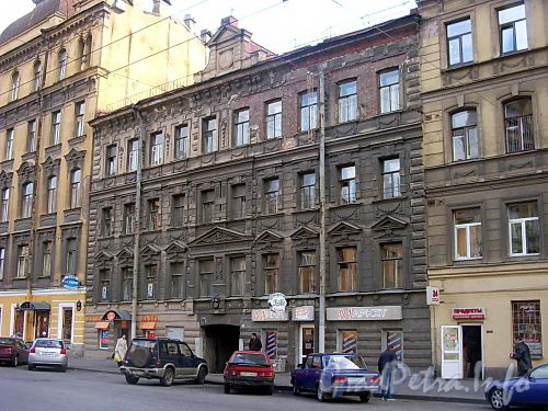 Гороховая ул., д. 71. Фасад здания. Фото май 2004 г.