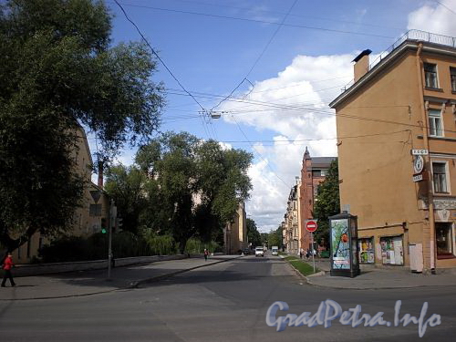 Перспектива улицы Писарева от улицы Декабристов в сторону набережной реки Мойки. Фото август 2009 г.
